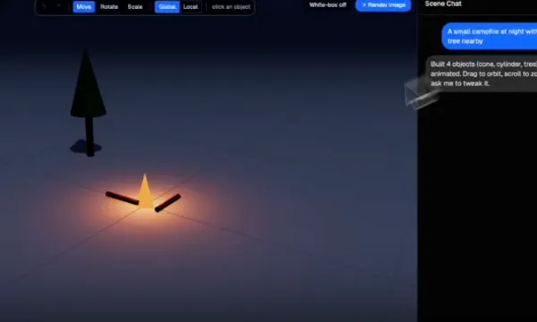 3D Scene Chat demo cover